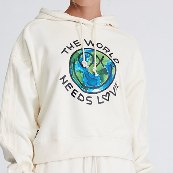 adidas Sweaters - Adidas Women's Hoodie Original x Organic André Saraiva Women’s XL (Cropped )